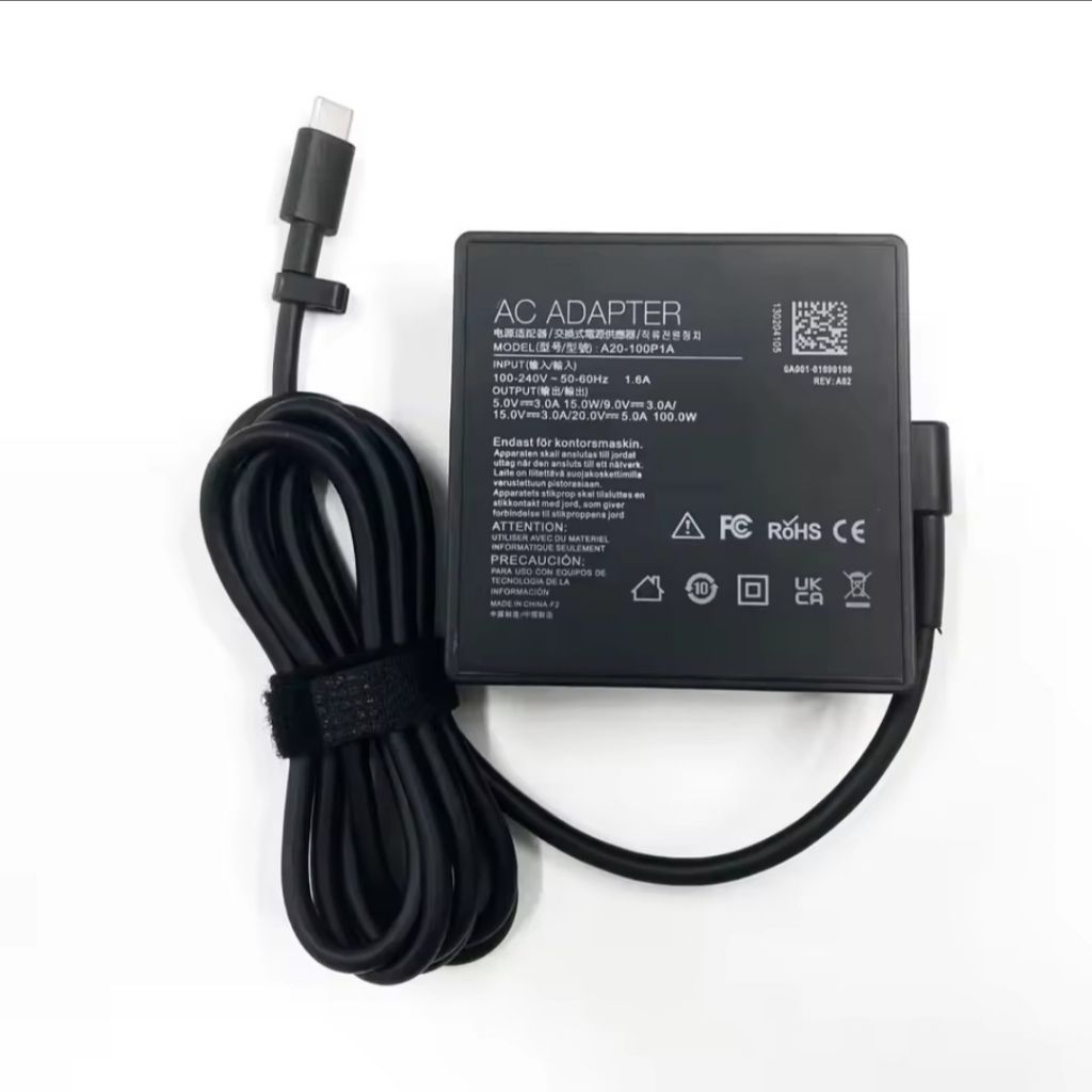 AXIU HYPE 5 AMD X6 RYZEN 20V 5A 100W Type C อะแดปเตอร์ชาร์จแล็ปท็อป