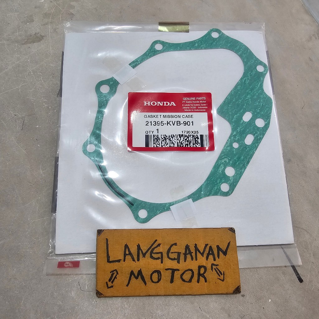 PAKING GASKET PERPAK RATIO GARDAN GEAR BOX ALL BEAT SCOOPY VARIO SPACY CARBON FI 21395KVB901