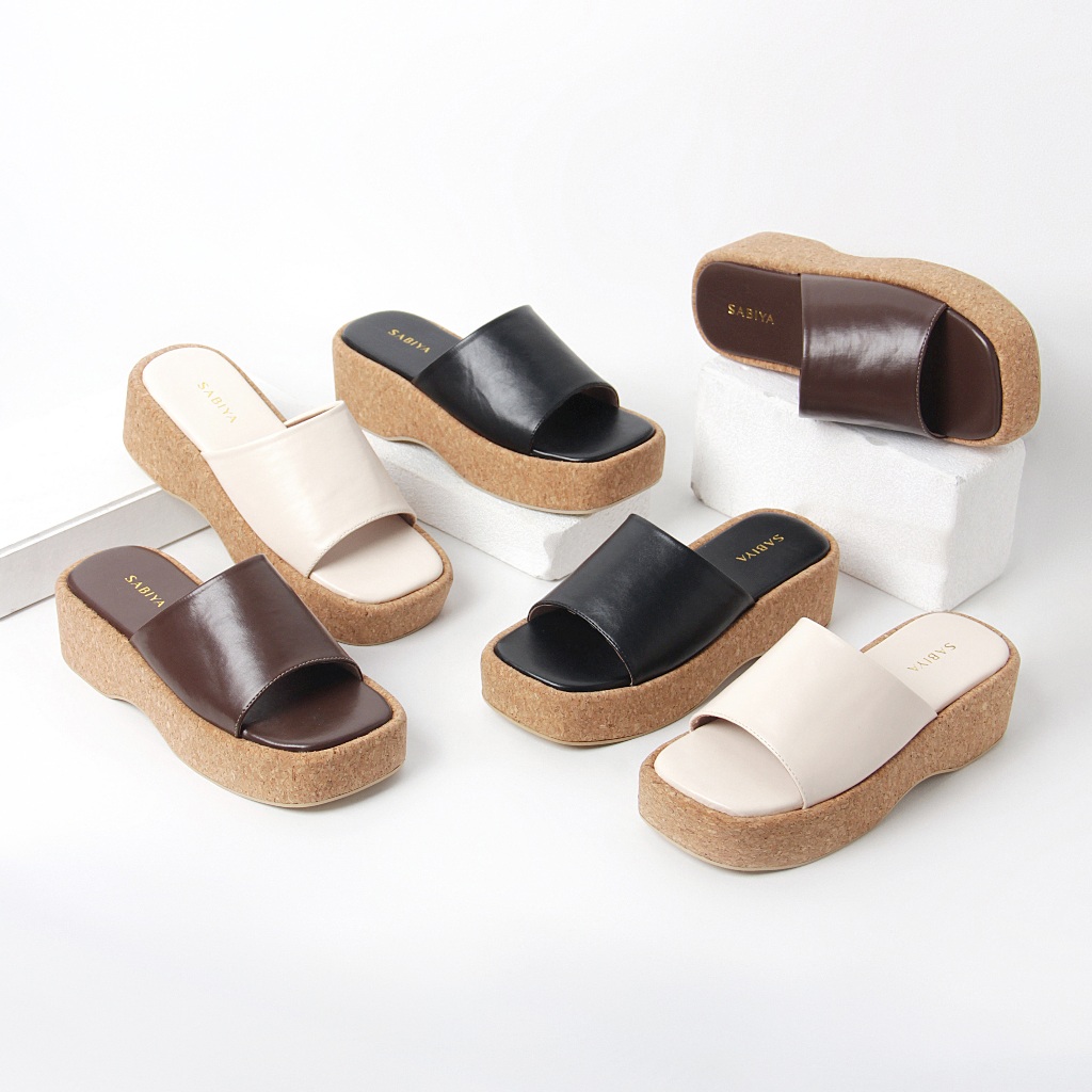 Sabaya Boutique Serena รองเท้าแตะผู้หญิง Wedges รองเท้าแตะแพลตฟอร์ม