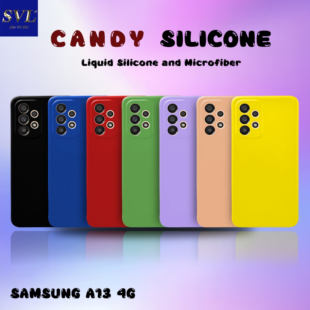 [ MCN - FEB ] Samsung A13 4G Candy Case Softcase MICROFIBER SUEDE Silicone Casing