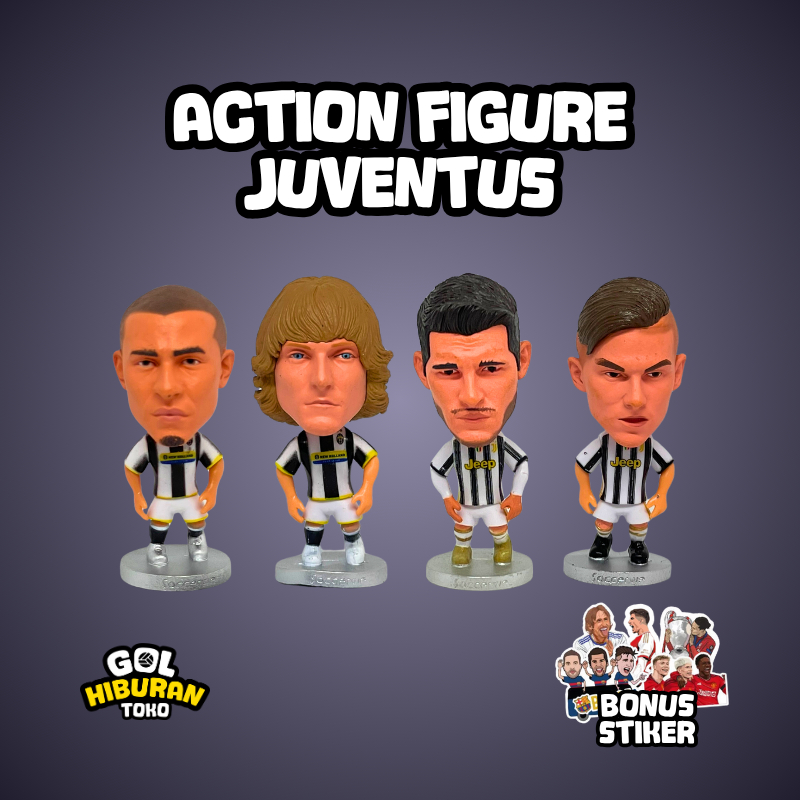 Action Figure Football Player Soccerwe Juventus Trezeguet Nedved Morata Dybala Camoranessi