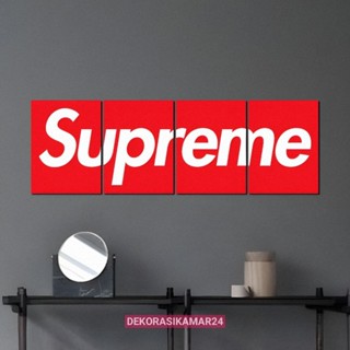 Aesthetic boys room Wall Decorative supreme Wall Poster 1 ชุ…