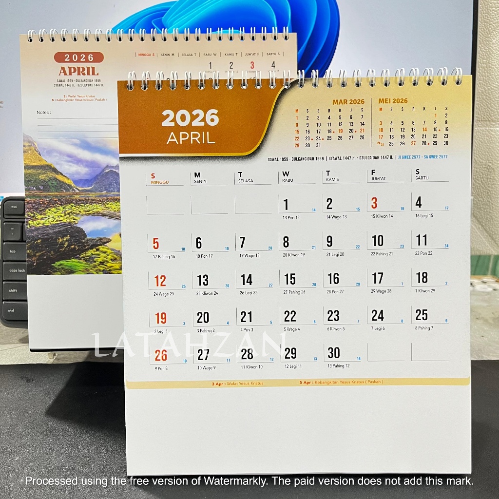 EXECUTIVE DESK CALENDAR 2026