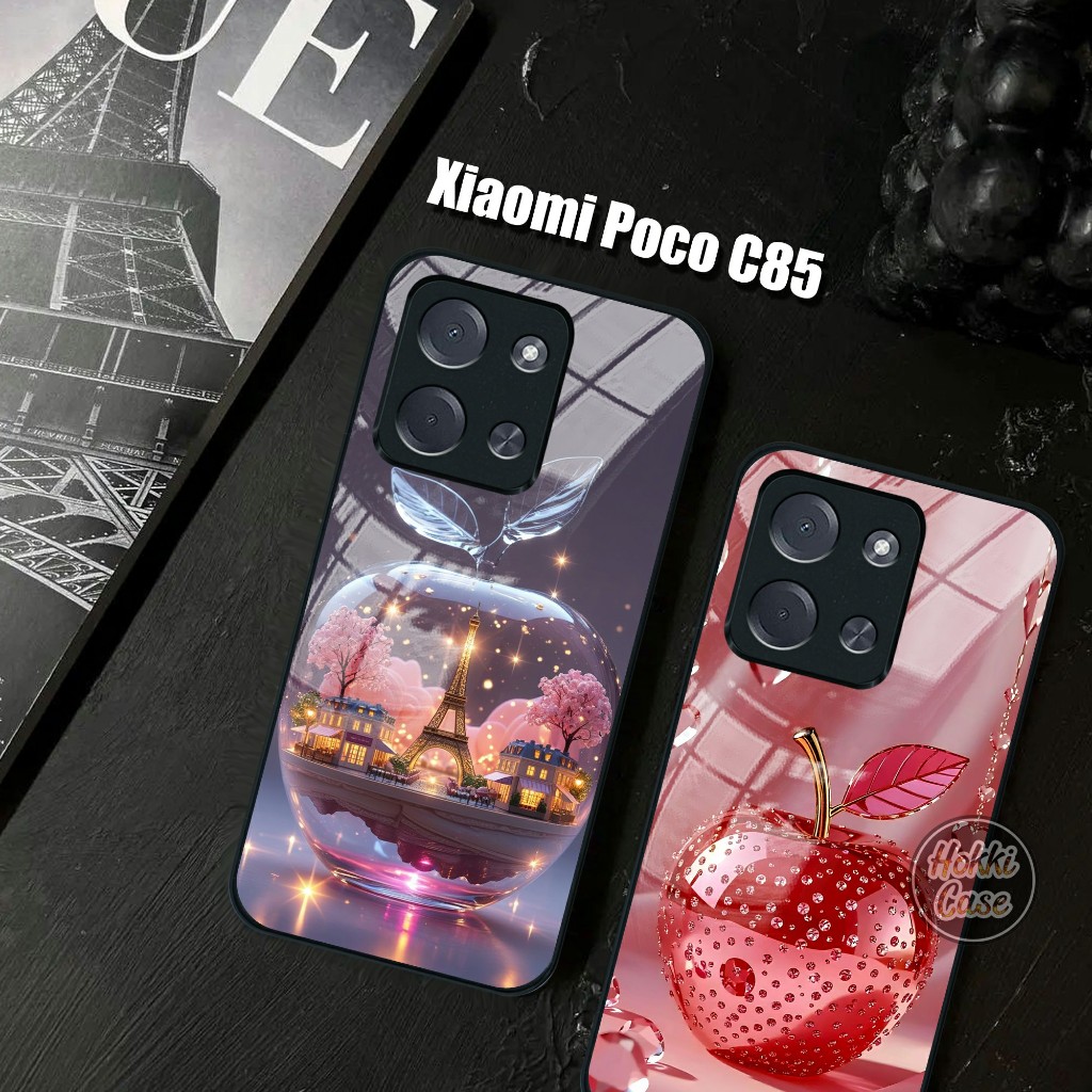 เคส HP Poco C85 - Poco C85 Glass Softcase - เคสโทรศัพท์ Poco C85 - Poco C85 Silicone - เคส Xiaomi Po