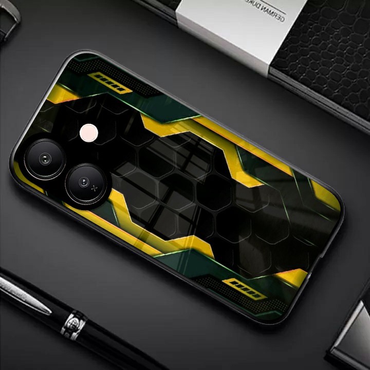 HP Vivo V60 Lite Glass Softcase - เคสโทรศัพท์ Vivo V60 Lite - Vivo V60 Lite Glossy Glass Softcase (U