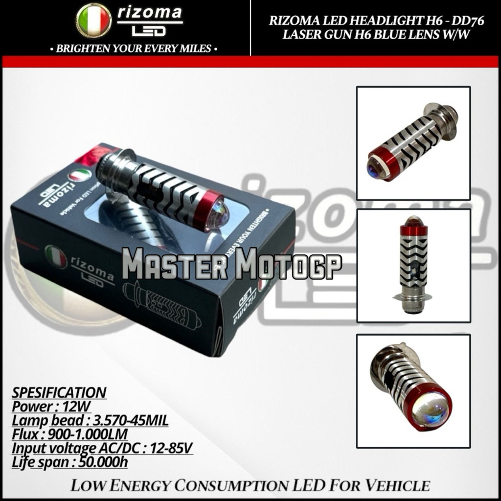 รถจักรยานยนต์ LED H6 เลเซอร์ dusk สีฟ้า RIZOMA LED ใช้บริโภค LED สําหรับ VEHICLE ด้านหน้าหลอดไฟ H6 P