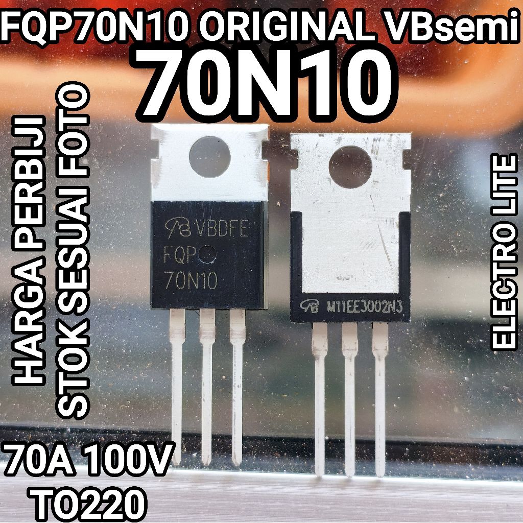 MOSFET FQP70N10 70N10 ต้นฉบับ VBSemi 70A 100V