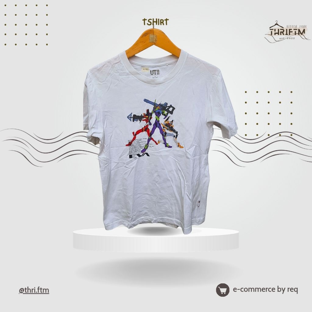 เสื้อยืด Evangelion โดย Uniqlo x Neon Genesis Evangelion