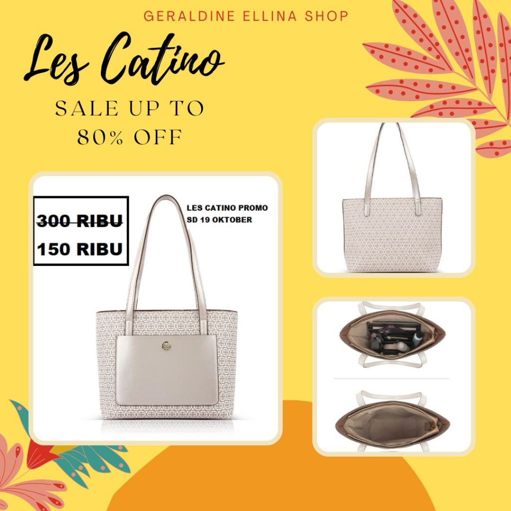 Les catino MIA DAISY tote bag ของแท้ 100% STORE