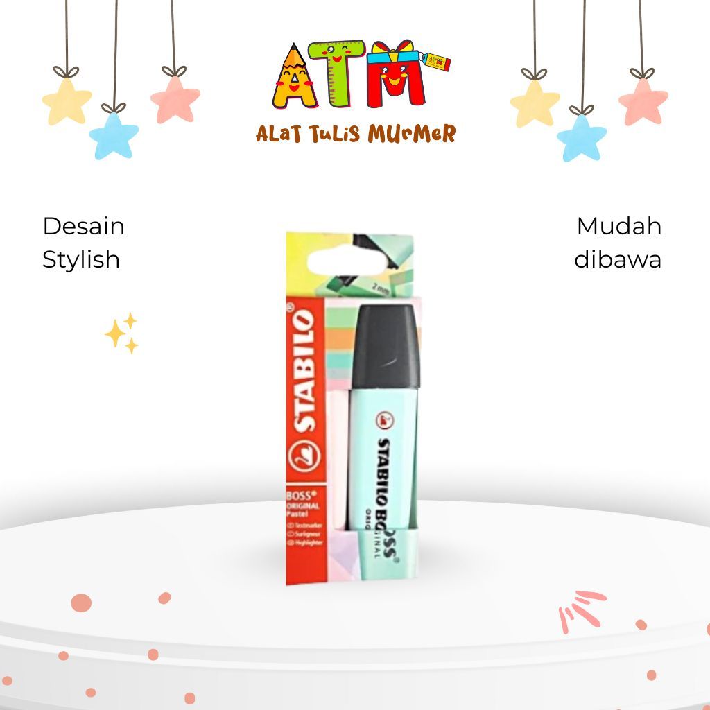 HIGHTLIGHTER/PENANDA/STABILO BOSS PASTEL SET 2