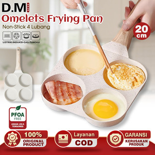 D.M Pancake Egg Omelet Frying Pan / Panci Grill Steak Daging Cetakan Telur / Hamburger Maker Breakfast