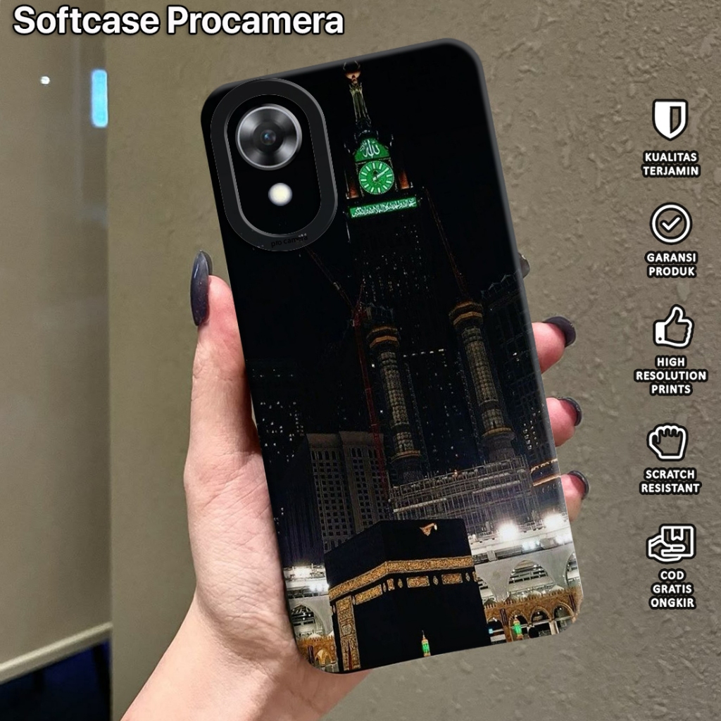 [ DK7 ] เคส Hp สําหรับ OPPO A17k แฟชั่น Casing Softcase ล่าสุด 2025 - Macaron Protect Camera Kesing 