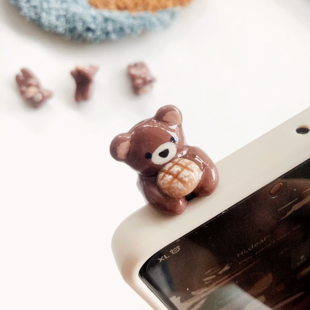 Bearpang Phone Hippers Clay ทําด้วยมือโดย Swiart