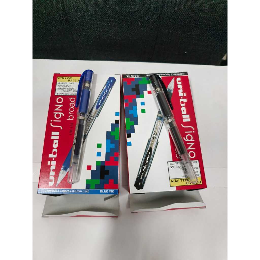 MITSUBISHI ปากกาลูกลื่น signo uniball UM 153 1.0 (signo broad) unit (จัดส่ง 2025 ตุลาคม) (ต่อชิ้น) น