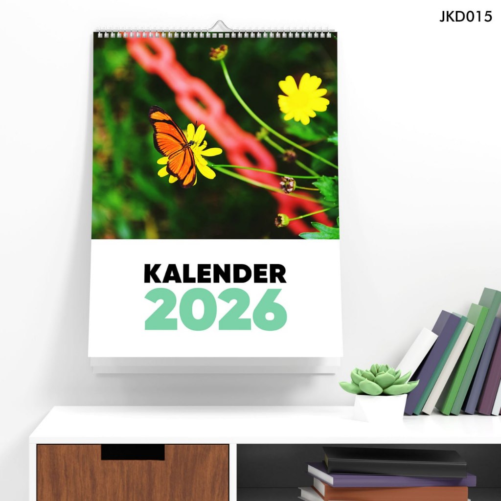 WALL CALENDAR 2026 AESTHETIC CALENDAR 2026 SPIRAL WALL A3 SIZE