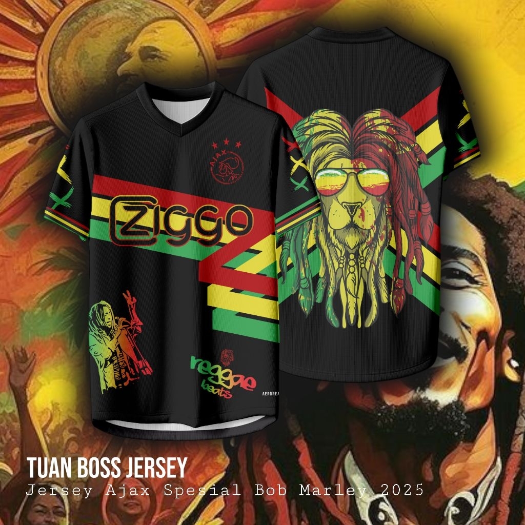 AJAX SPECIAL BOB MARLLEY JERSEY 2025