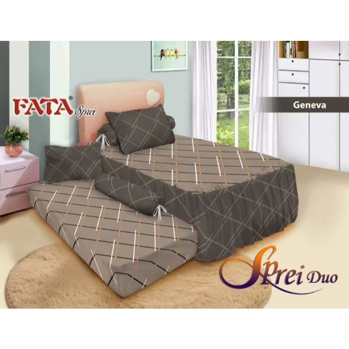 SORONG 2IN1 DUO FATA UK SINGLE BEDSHEET 120X200X20 / SINGLE TASSEL BEDSHEET