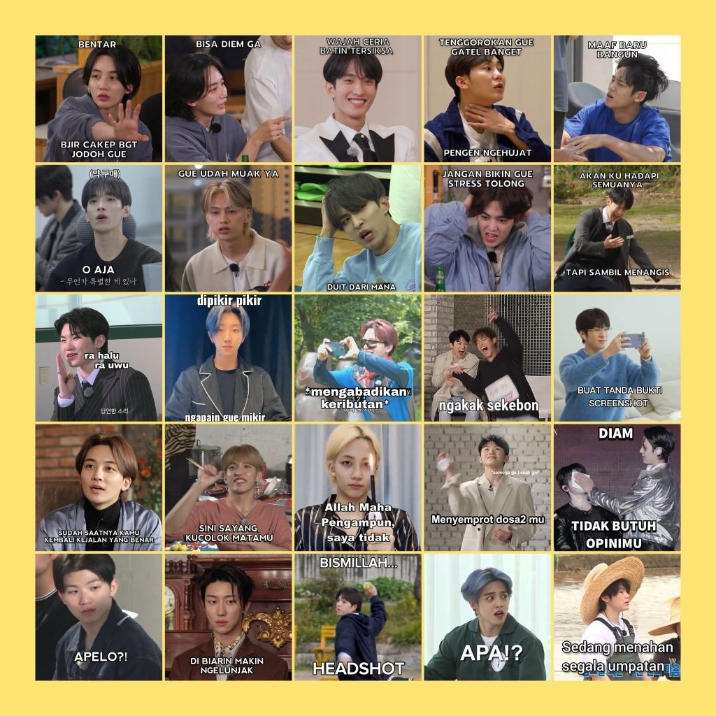 [READY] สติ๊กเกอร์ SEVENTEEN MEME 40 ชิ้น