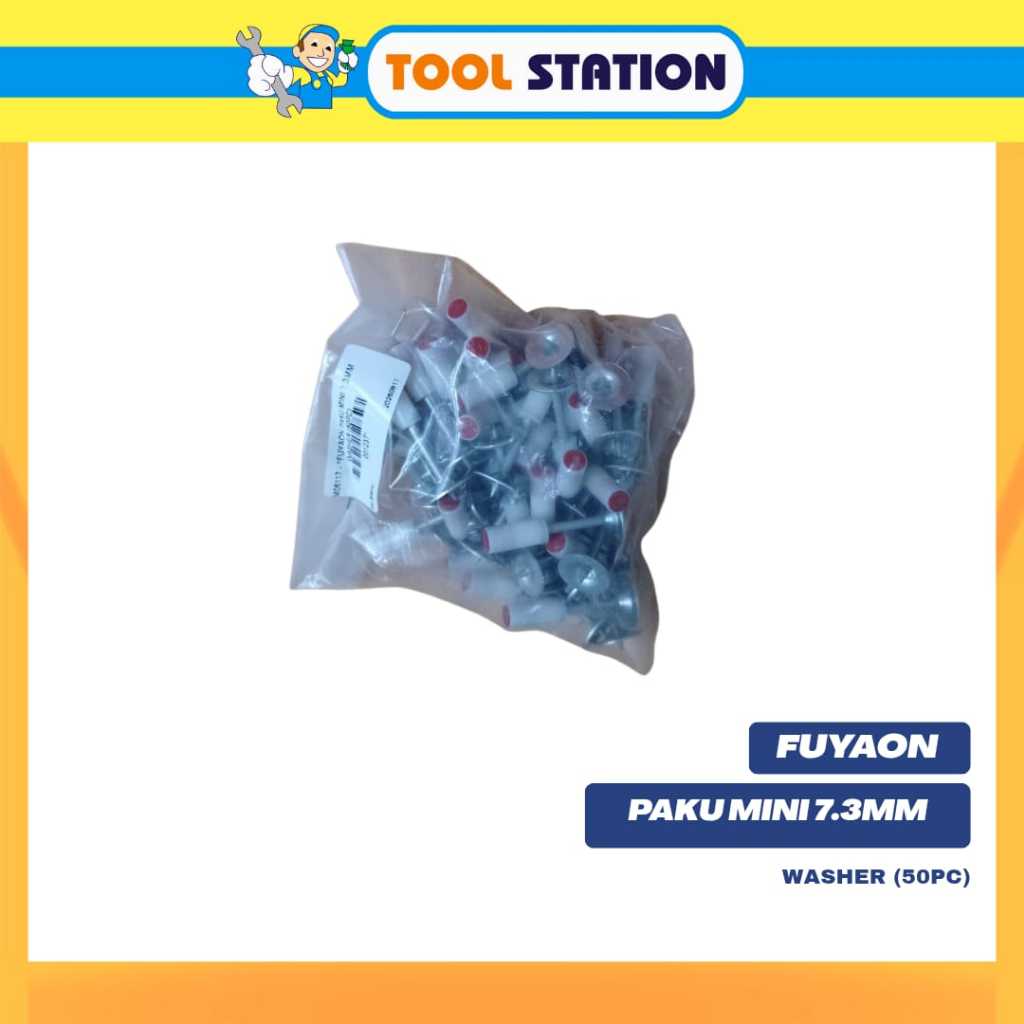 FUYAON MINI NAILS 7.3MM WASHER (50PC)