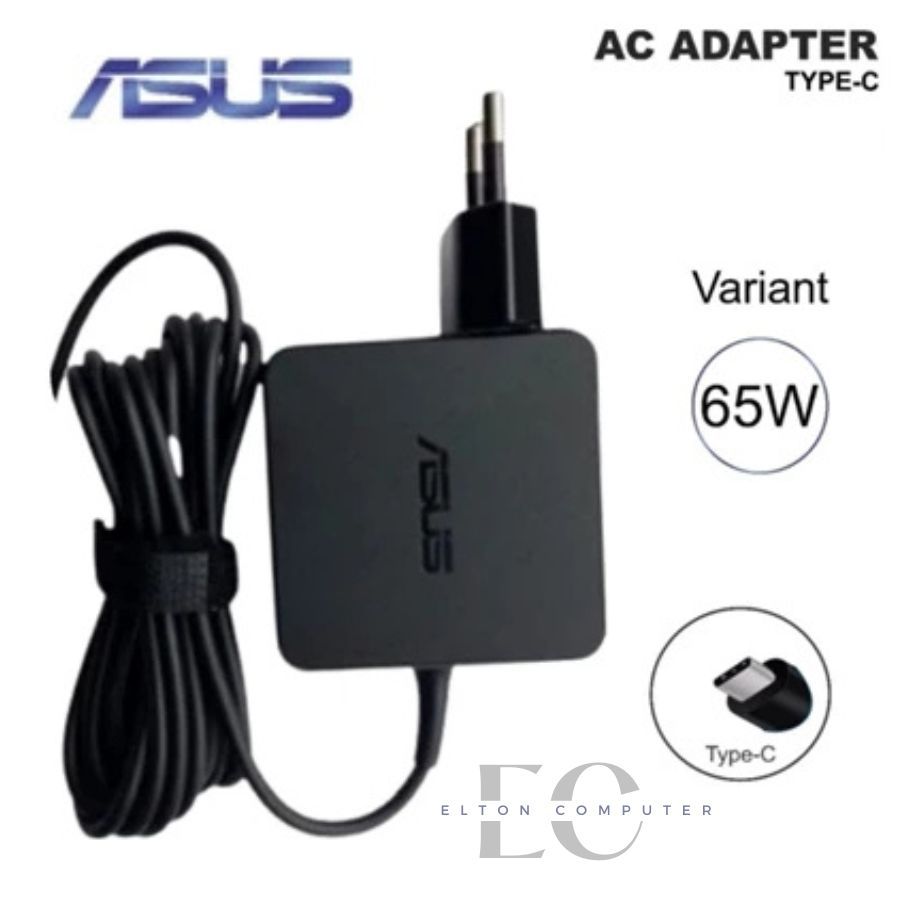 Asus Type C 20V 3.25ah 65Wอะแดปเตอร์/Asus ZenBook 14 UM425 UM325UA UX425JA UX425J UM425IA Type C 65W