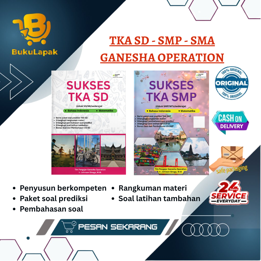 TKA GO BOOK (SD - SMP - SMA) - SUCCESSFUL TKA SMA SAINTEK - SUCCESSFUL TKA SMA SOSHUM - SUCCESSFUL T