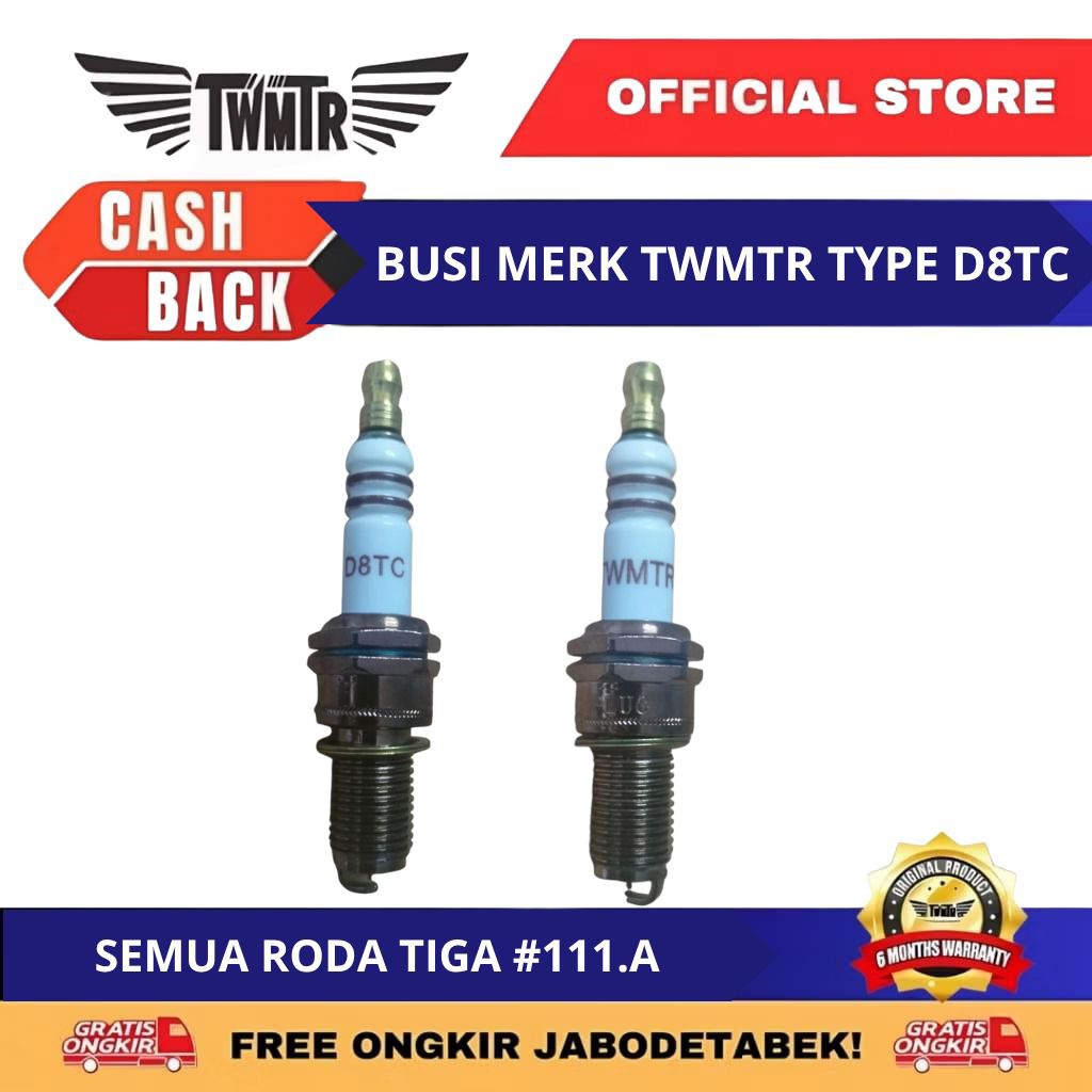 TWMTR 111A- TWMTR D8TC ยี่ห้อ SPARK PLUG (111A)