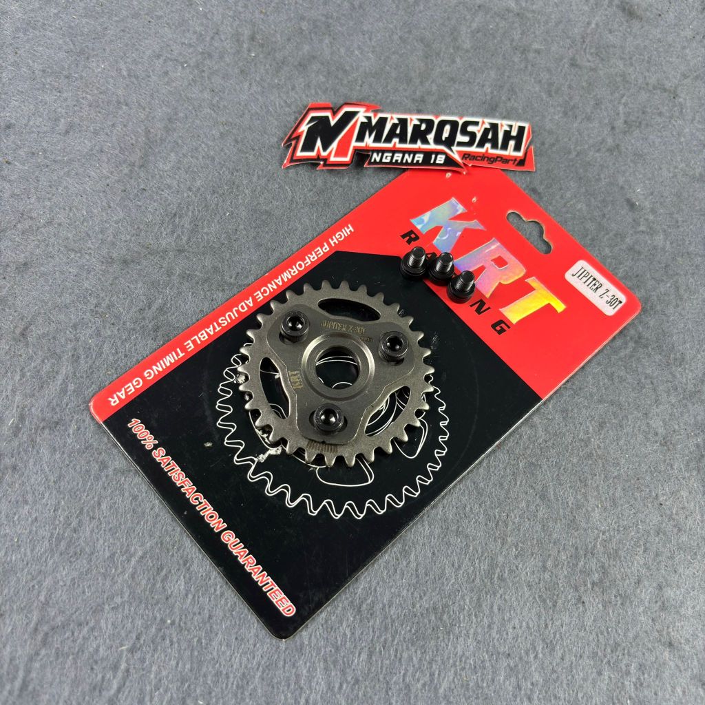 ไทม์มิ่งเกียร์หมุนเลื่อน KRT RACING JUPITER Z VEGA R NEW VEGA R MATA 30T MarQsah