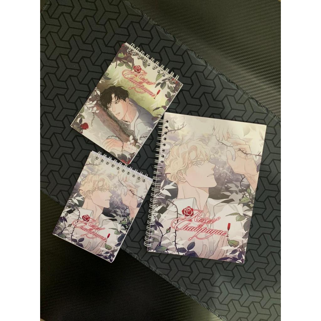 Manhwa Roses and Champagne Notebook / Manhwa Roses and Champagne Notebook