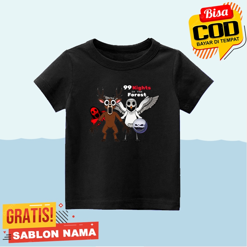 ROBLOX 99 NIGHT IN THE FOREST VIRAL เสื้อยืดเด็ก - COOL ROBLOX 99 NIGHTS IN FOREST เสื้อผ้าเด็ก