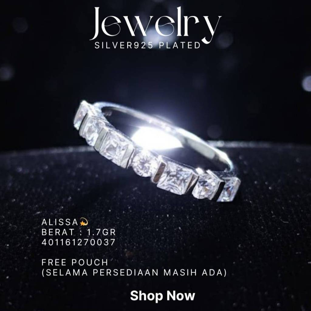 แหวน Alissa เงินแท้925 TG145