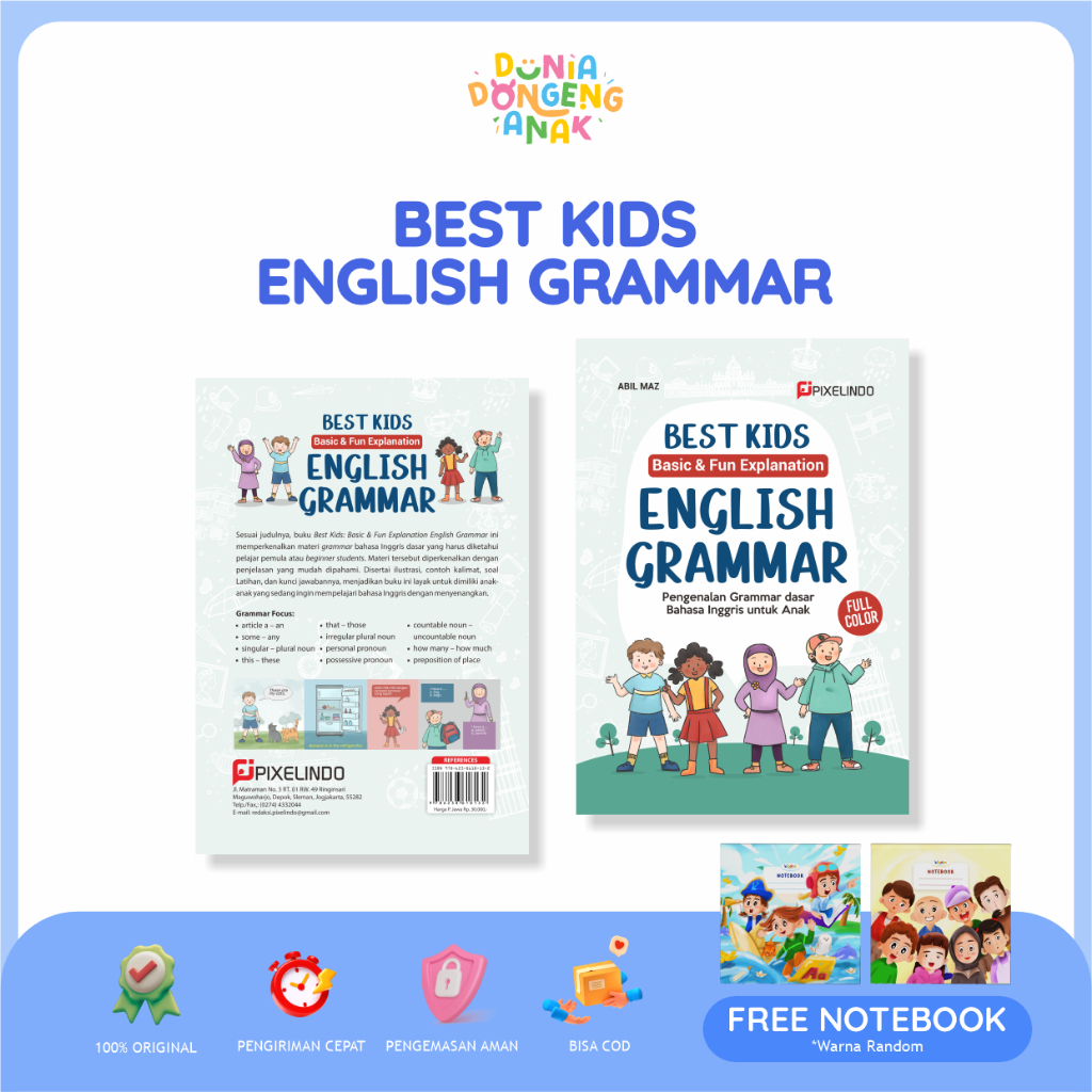 BEST KIDS ENGLISH GRAMMAR (BASIC & FUNA EXPLANATION)