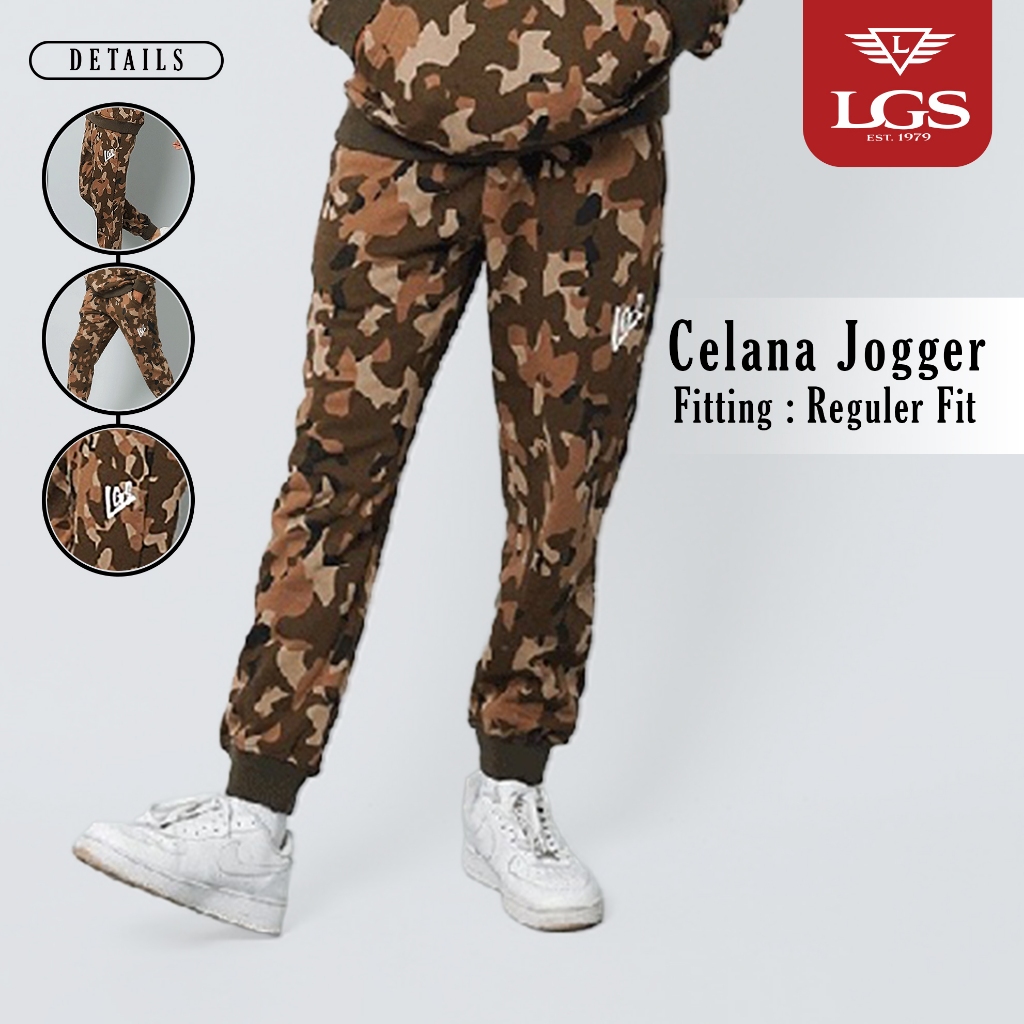 LGS Street - LGS Army - Jogger - Hype - Streetwear - ลายพราง - SJ.20.K003.031