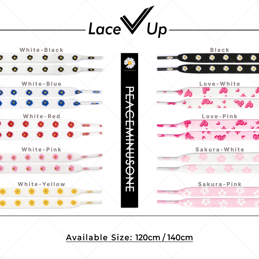 G-Dragon Peaceminusone Paranoise Kwondo Daisy Shoelaces | Gdragon Laces