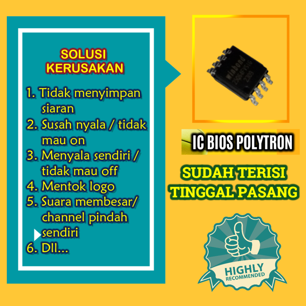 Firmware Polytron PLD24D301 PLD 24D301 หน่วยความจํา IC ไบโอส์