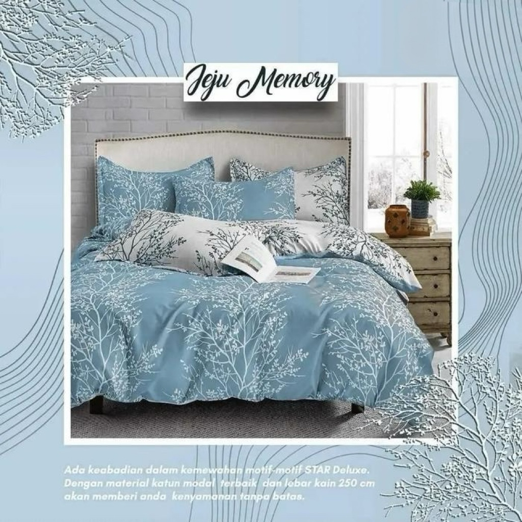 BEDCOVER SET & BEDCOVER เท่านั้น JEJU SERIES ขนาด 200x220 180x220 160x220 140x220 120x220 AJUL-STORE
