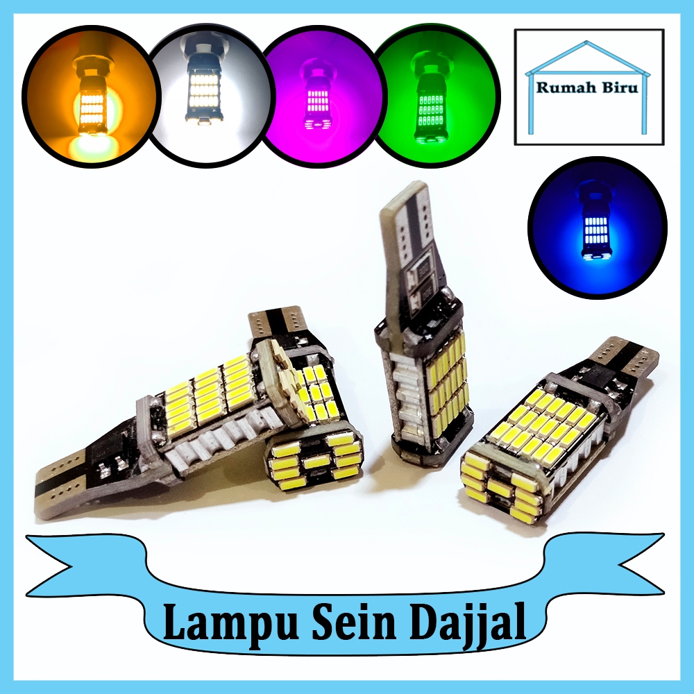 Dajjal Super Bright T10 T15 ไฟเลี้ยว / Dadajal Canbus ไฟเลี้ยวสว่างมาก / 45 ไฟเลี้ยว LED 12-24V