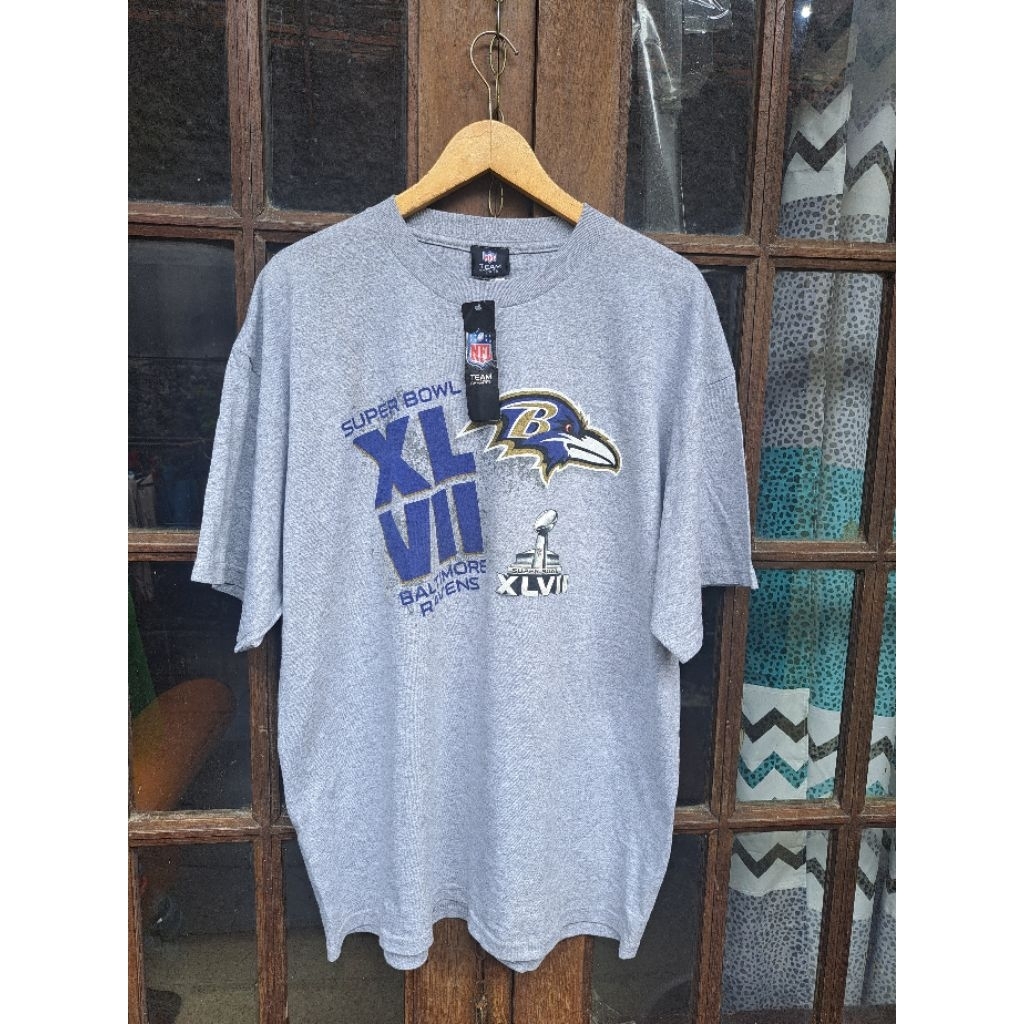 NFL Batlimore Ravens Superbowl XLVII Original Mens XL เสื้อยืด