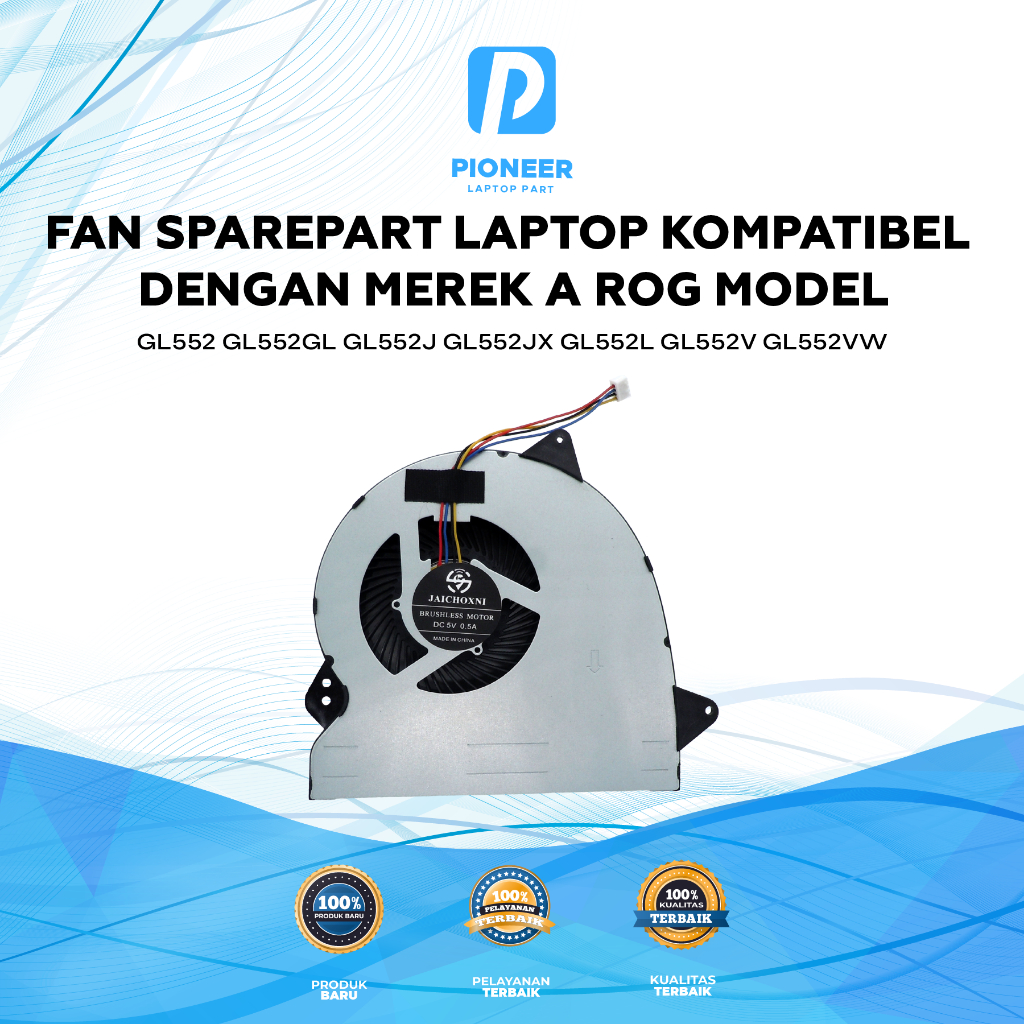 พัดลม Asus Rog gl552 gl552gl gl552j gl552jx gl552l gl552v gl552vw DC5V 0.5A