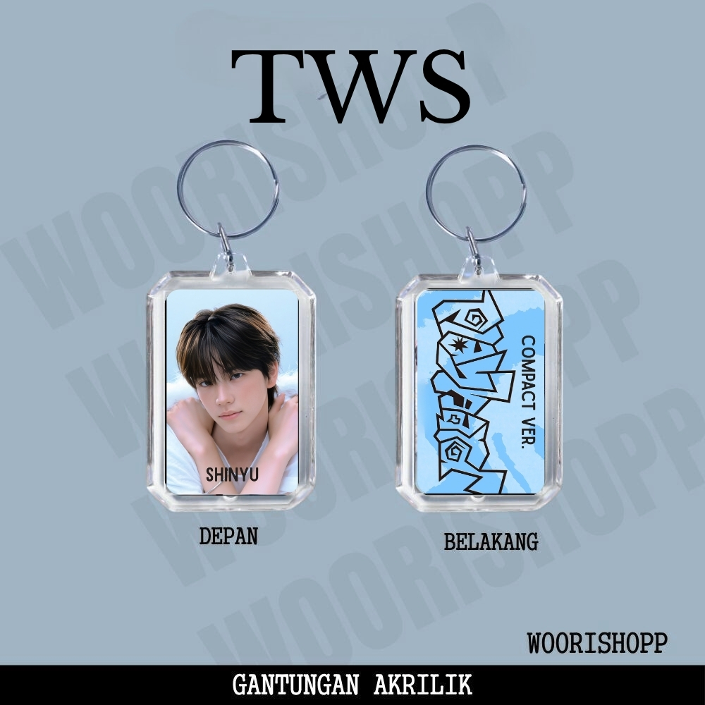 GANTUNGAN TWS COMPACT KEYCHAIN ACRYLIC KEYCHAIN KPOP UNOFFICIAL DOHOON HHANJIN JIHOON