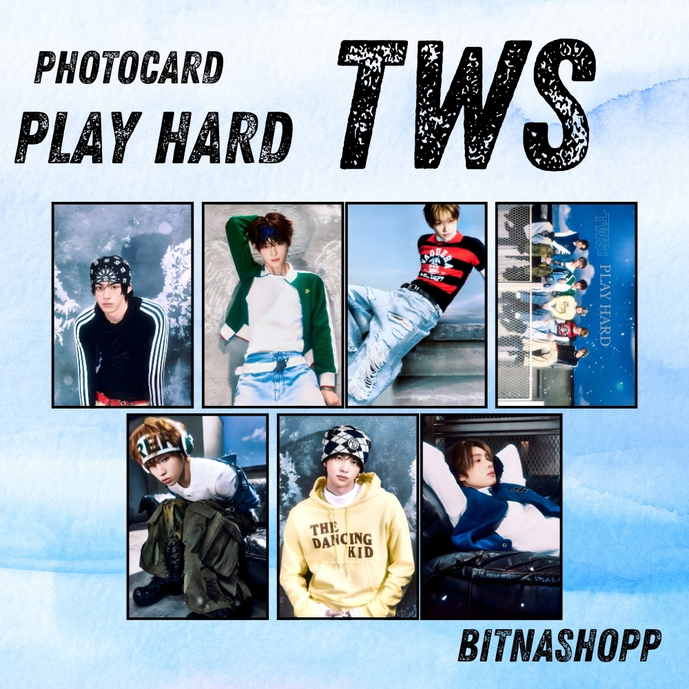 TWS COMPACT PHOTOCARD 7 ชิ้นการ์ด KPOP UNOFFICIAL SAI DOHOON HANJI JIHOON KYUNGMIN SHINYU YOUNGJAE