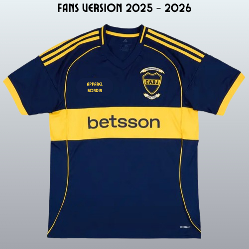 เสื้อ Boca juniors home 2025 2026