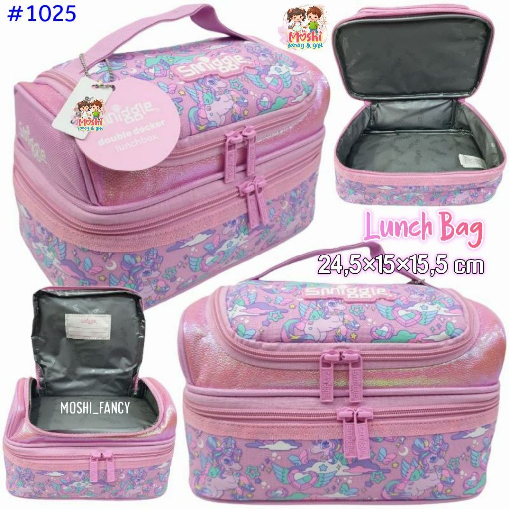 Unicorn Trail Lunch Bag / Unicorn Lunch Bag / Double Decker Unicorn Lunch Bag / Boy Lunch Box Withou