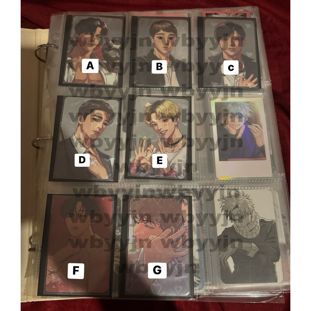 Photocard BJ Alex BL Manhwa Love หรือ Hate LOH OFFICIAL