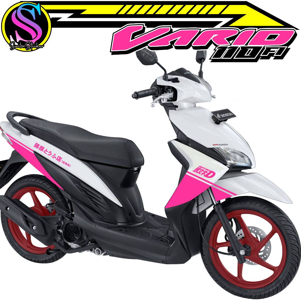 616/สติ๊กเกอร์ตัด VARIO 110 FI/STRIPING VARIO/สติ๊กเกอร์ INITIAL D/มอเตอร์จุ่ม INITIAL D/โลโก้ติด