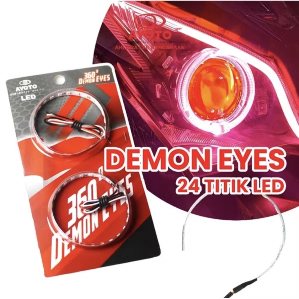 PROJECTOR DEMON EYES / DEVIL EYES 360 AYOTO AUTO DEMON DE360 PAIR