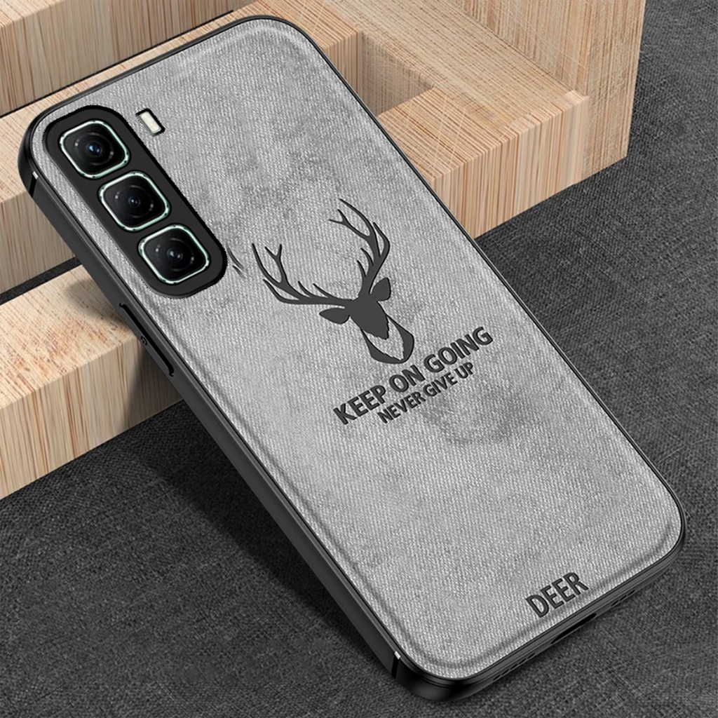 DEER INFINIX HOT 60 PRO PLUS Case Cover Canvas Motif