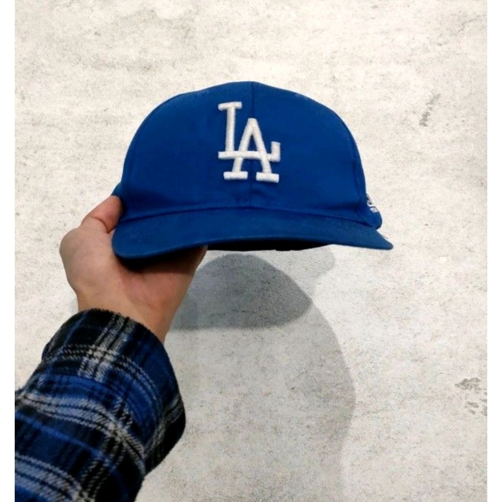 LA DODGERS HAT VELCRO SET MLB OLD BLUE ผู้ใหญ่