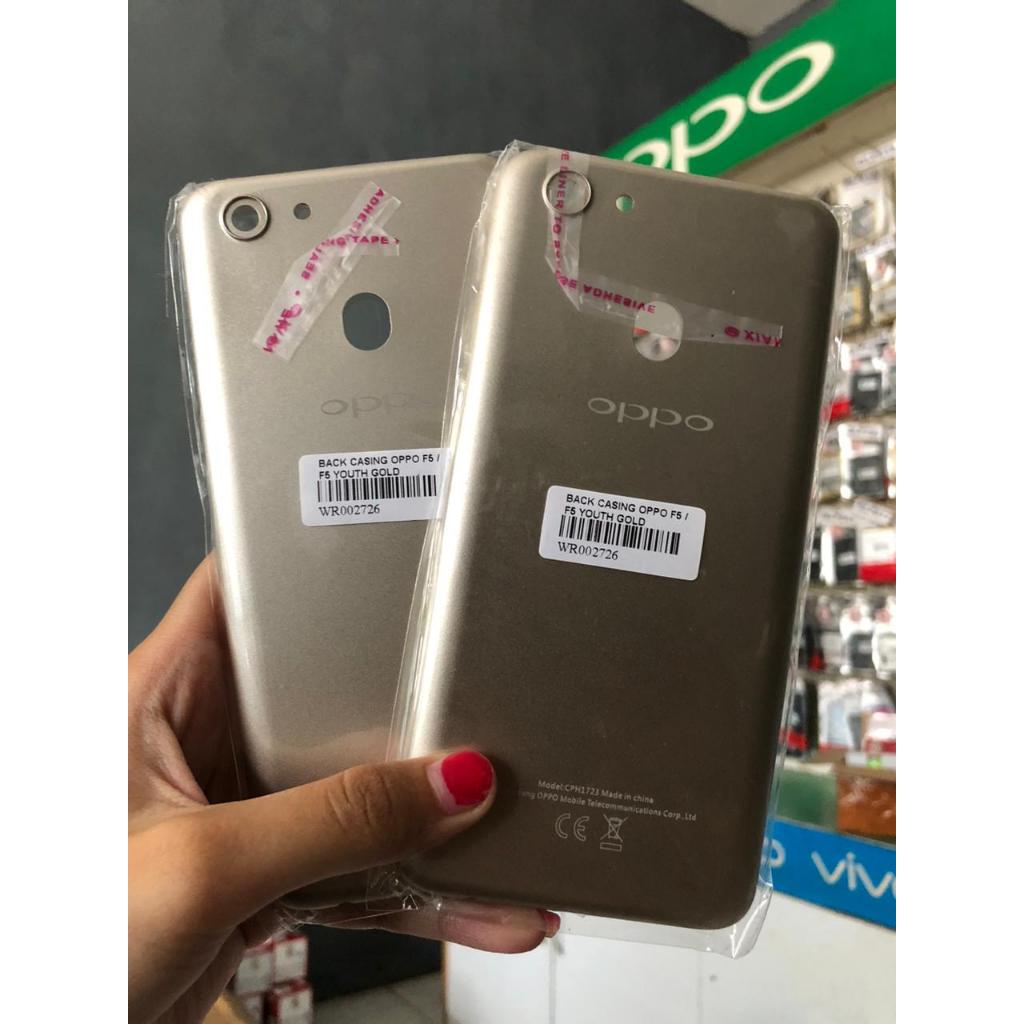 TOMBOL BACK CASING - ฝาหลัง OPPO F5 / F5 YOUTH + ปุ่มฟรี