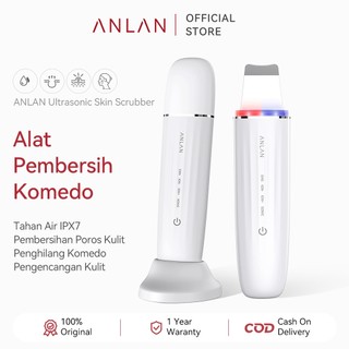 ANLAN - Skin Scrubber Alat Pembersih Wajah Elektrik Komedo Penghilang Spatula Masker