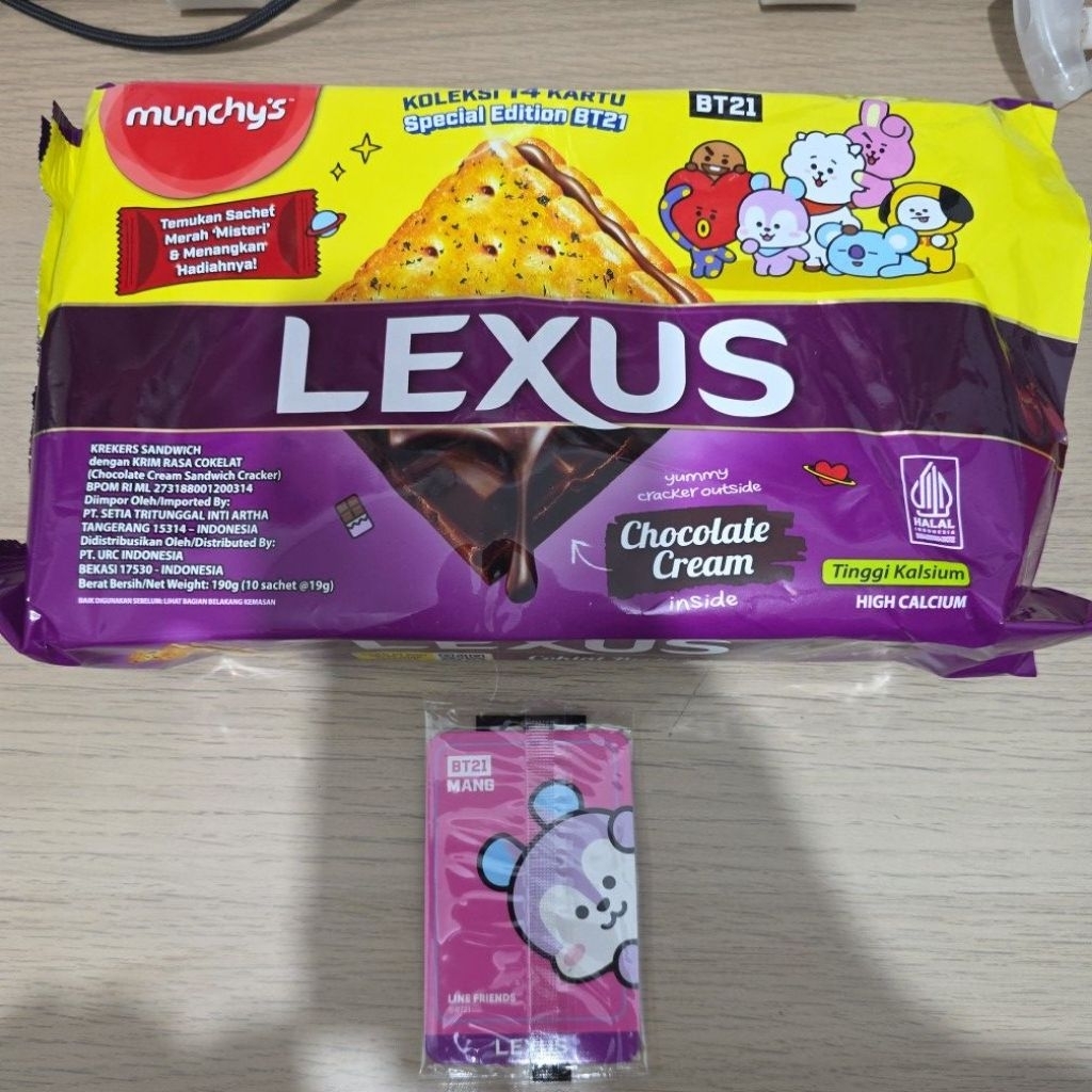 LEXUS BISCUIT - LEXUS BT21 + โฟโต้การ์ด